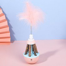 딩동펫 고양이 마따따비 오뚝이 장난감, 핑크, 1개