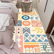 봄봄 파스텔 일러스트 홈 주방 거실 발매트, 08