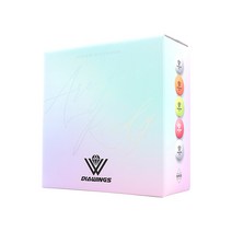 다이아윙스 고반발 비거리 전용 장타 골프공 X2 50p, 핑크, 1개