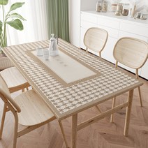 마켓에이 격자패턴 방수 테이블매트, TYPE3, 80 x 120 cm
