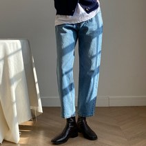 여성용 슈아른 보이핏 워싱 데님팬츠 PT6567K0C