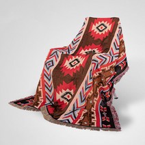 소니오 야외 에스닉 다용도 캠핑담요 90 x 180 cm, 02 시애틀, 1개