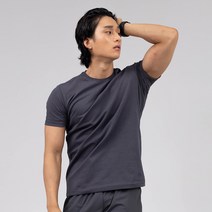 엘런아시 남성용 머슬핏 반팔 티셔츠