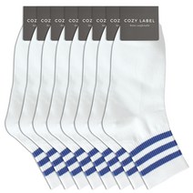 코지라벨 남성용 컬러링글 스포티 양말 8p