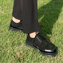 디아 남성용 틸먼 이중라인 스웨이드 키높이 더비 로퍼 4cm