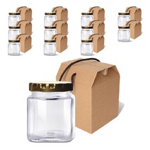 미르코리아 미니사각러그 골드캡 100ml + 고급형 1구 선물상자 소형 세트, 12세트