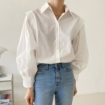 슈가펀 로비샤 퍼프 긴팔 셔츠