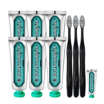 덴티본조르노 구취케어 치약 100g x 6p + 미세모 칫솔 3p + 여행용 미니 치약 랜덤발송 세트, 1세트