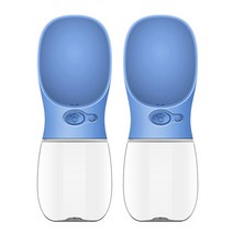 pb+ 반려동물 휴대용 물통 350ml, 블루, 2개