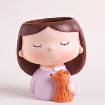 꿈꾸는 소녀 화분, 퍼플, 1개