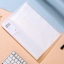 리빙토픽 A4 악보 투명 서류 파일철 화일 60p, 1개, 화이트