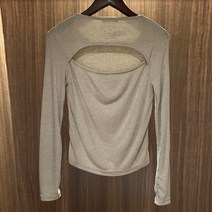슈가펀 여성용 멘체릿 뒤트임 데일리 티셔츠