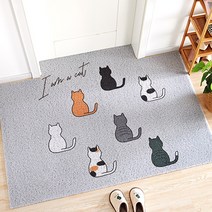 우리집은 고양이 카페 입구 코일 매트, A