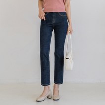 포스 생지 속밴딩 스판 일자 데님 팬츠 CM3W00