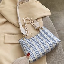 JCP 하이틴 체크 패턴 숄더백