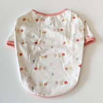바이담수미 강아지 오가닉 프렌즈 티셔츠, 핑크