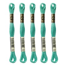 브랜드얀 DMC 자수실 25번사 5p, 959번, 8m, 5개