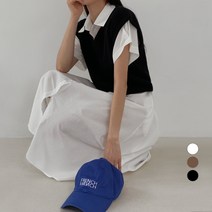 바블링브룩 여성용 반팔 셔츠 롱 원피스