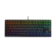 CHERRY 텐키리스 기계식 유선키보드 저소음적축, 블랙, G80-3000S TKL RGB