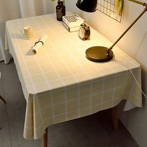마켓에이 모던 체크 패브릭 테이블매트, TYPE12, 140 x 220 cm