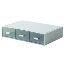 히키스 쌓아만드는 서랍장 DO60 3칸, 블루