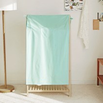 까사베르데 베네 리본 행거 가리개, 솔리드 민트