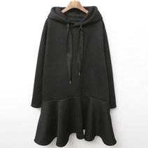 폴린 기모 후드 임부 원피스