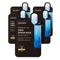 메디힐 오션 블랙 아쿠아 세럼 마스크, 1개입, 5개
