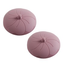 세븐키친 실리콘 플라워 다용도덮개 2p, 핑크