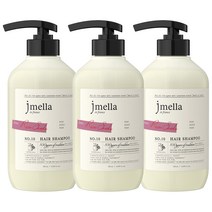 제이멜라 인 프랑스 시그니처 로즈 스웨이드 헤어 샴푸, 500ml, 3개