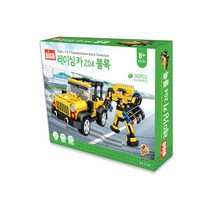 디고블럭 레이싱카 레고호환블록 Z04, 혼합색상