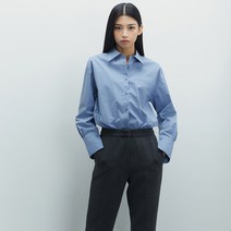 미쏘 여성용 소매 포인트 루즈핏 셔츠