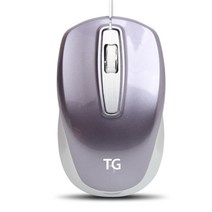 TG삼보 USB 무소음 유선 마우스 TG-M500U, 바이올렛