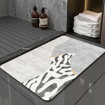 위더홈 모던 럭셔리 테마 물 흡수 카페트, 지브라