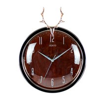 제스코 헌팅트로피 벽시계, 로즈골드 + 브라운 + 블랙