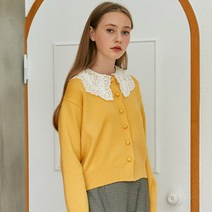 뎁 여성용 레이스 카라 카디건 DDCMK1002M