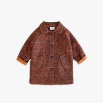 아마레일라엘 아동용 싱글 버튼 라글란 코트