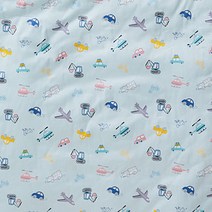 주니어 60수 고밀도 크리스탈샤틴 원단, 1525 블루, 1개