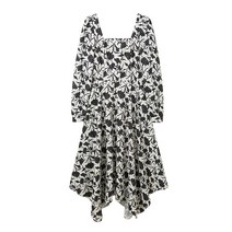 MA 플라워 스퀘어넥 원피스