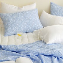 여름숲 풍기인견 차렵이불 + 베개커버 세트