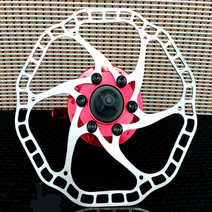 리헬 킥보드 앤 자전거로터 160mm, 실버, 1개