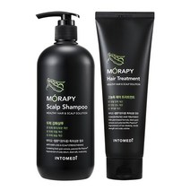 인투메디 모라피 샴푸 500ml + 트리트먼트 250ml, 1세트