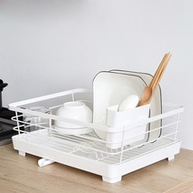 1단 식기 건조대, 화이트