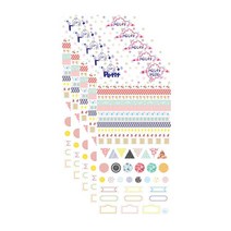 쁘띠팬시 다이어리 스티커 DA53, 포인트데코(DA5353), 5개