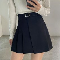 여성용 하프 플릿츠 스커트