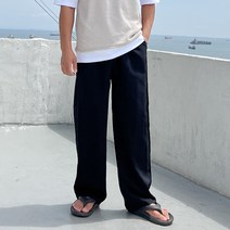 머시따 남성용 컬러풀 트레이닝 핀턱 세미와이드 팬츠