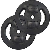 대한스포츠 세라믹 PVC 코팅 바벨 2p, 5kg, 블랙, 2개