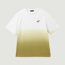 행텐 남성용 그라데이션 타이다이 그래픽 티셔츠 10370-031-475-05