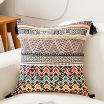JCP 보헤미안 지그재그 쿠션커버