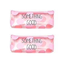 Something Good 예감 좋은 날 핑크 땡땡이 파우치 2p